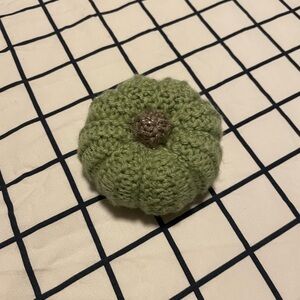 Hand-knit Stuffed Pumpkin Decoration🎃